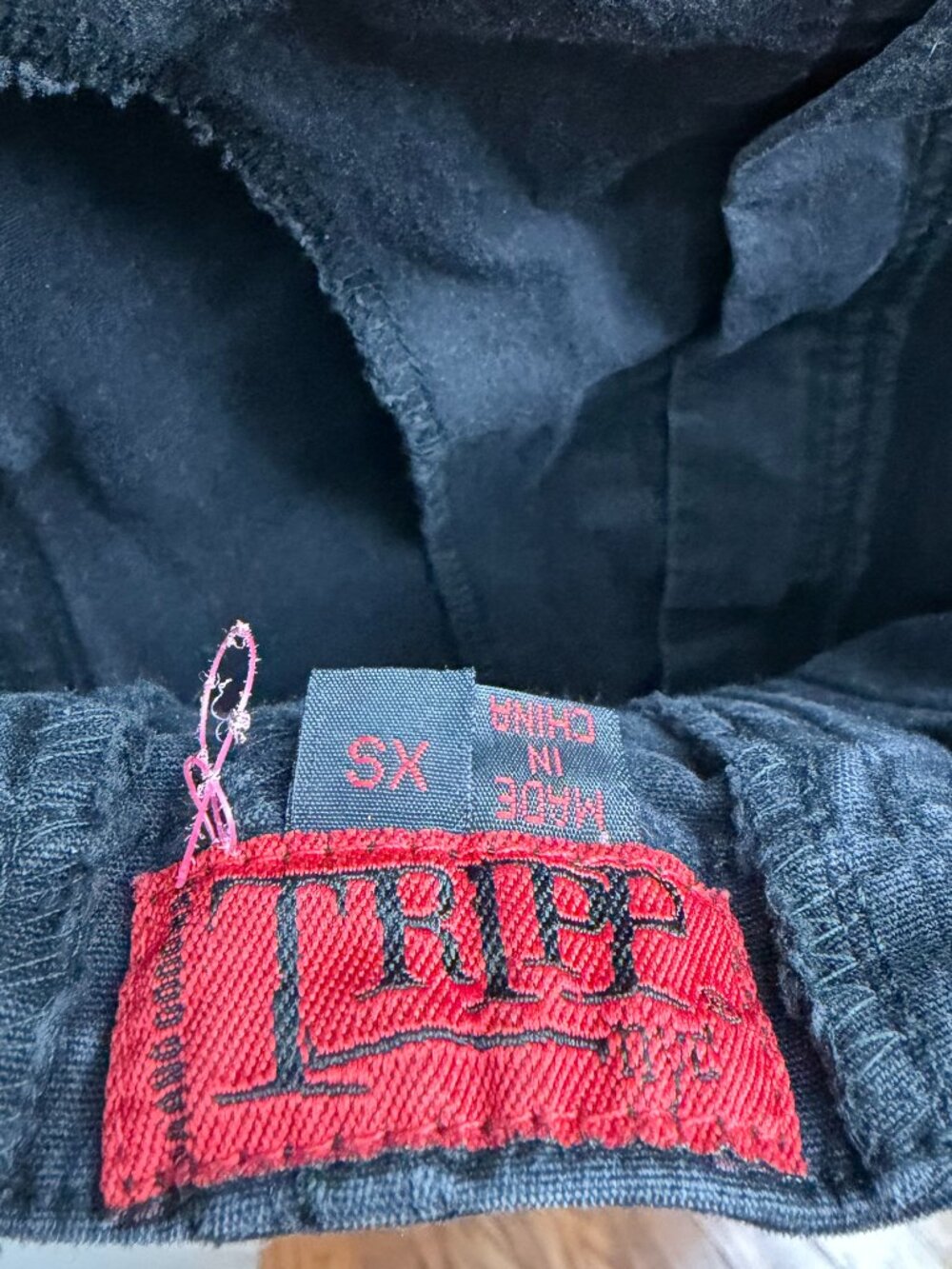 Tripp Goth Zip Up Halter Top - Picture 4 of 5